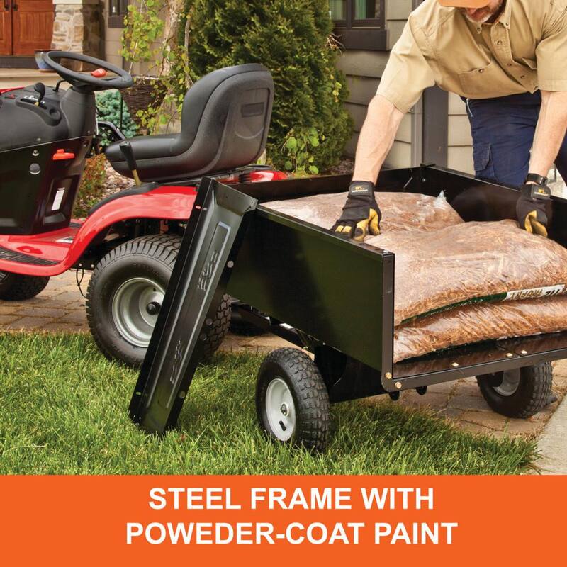 Agri-Fab 10 cu. ft. Steel Dump Cart - 45-0303