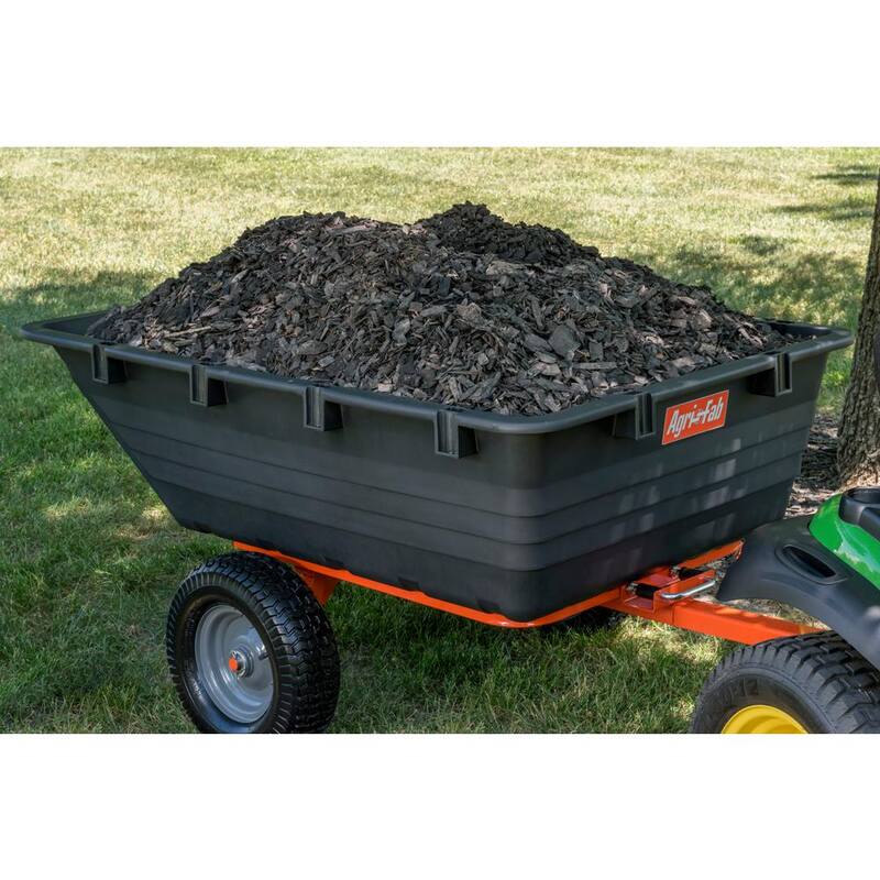 Agri-Fab 1000 lbs. Load Capacity Poly Tow Dump Cart - 45-0553