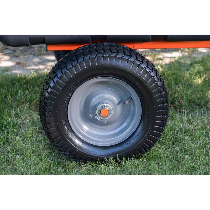 Agri-Fab 1000 lbs. Load Capacity Poly Tow Dump Cart - 45-0553