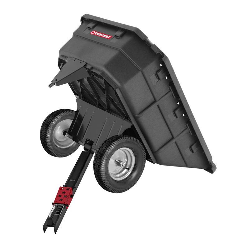 Troy-Bilt 15 cu. ft. Poly Swivel Dump Cart - TB-1000PS