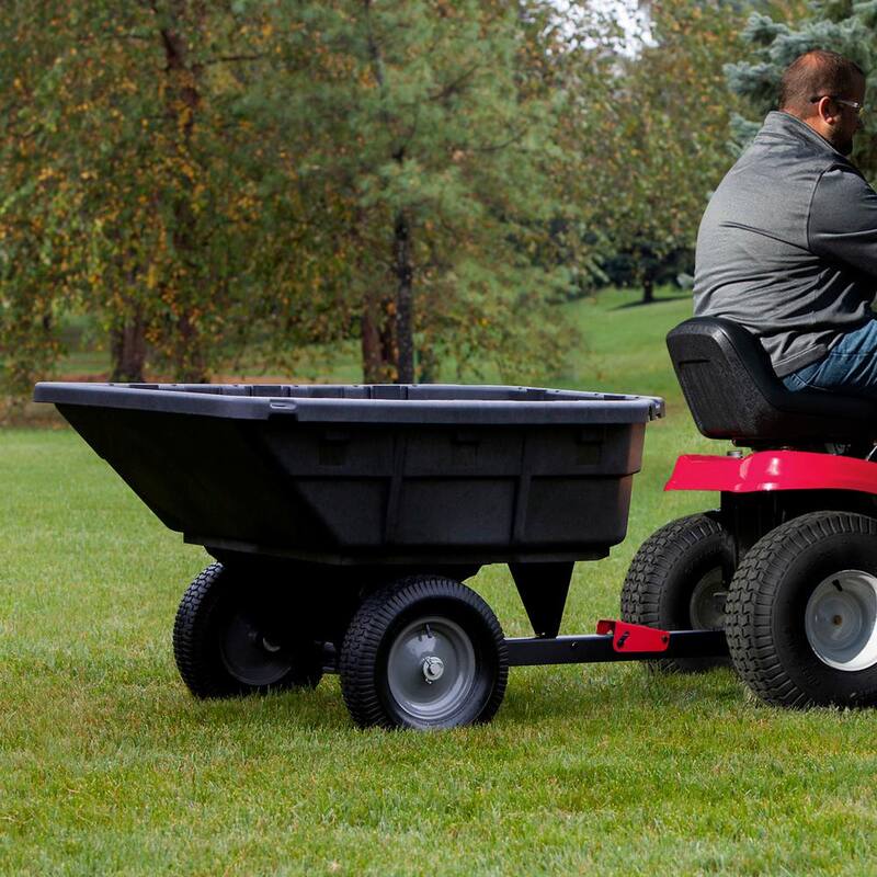 Troy-Bilt 15 cu. ft. Poly Swivel Dump Cart - TB-1000PS