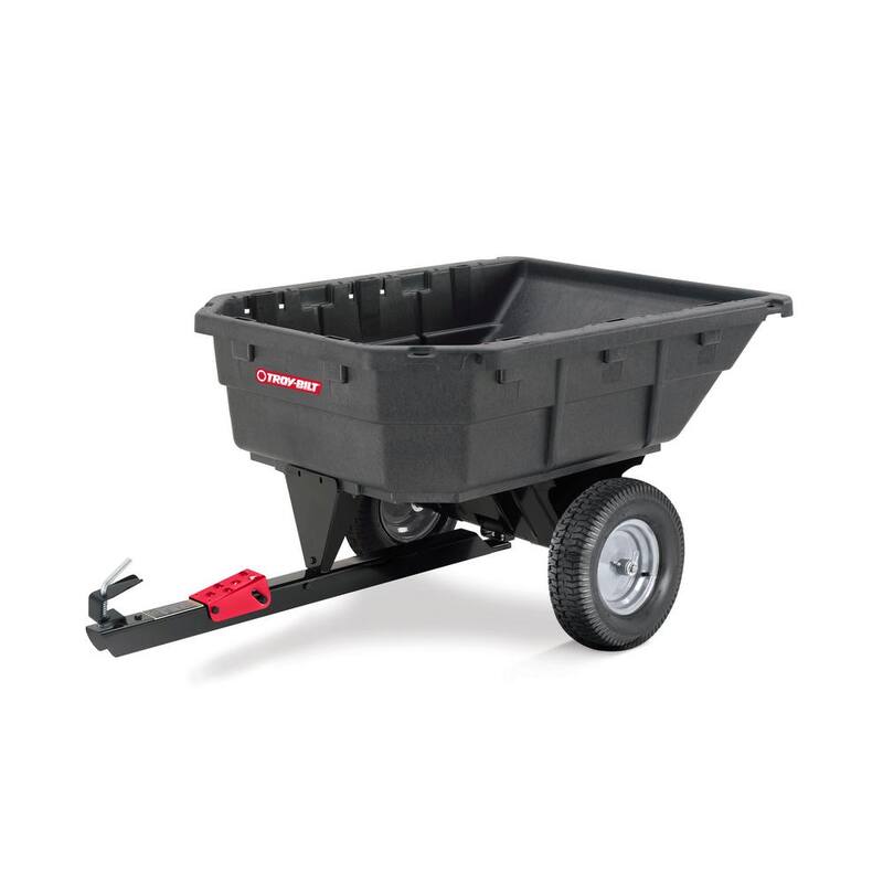 Troy-Bilt 15 cu. ft. Poly Swivel Dump Cart - TB-1000PS
