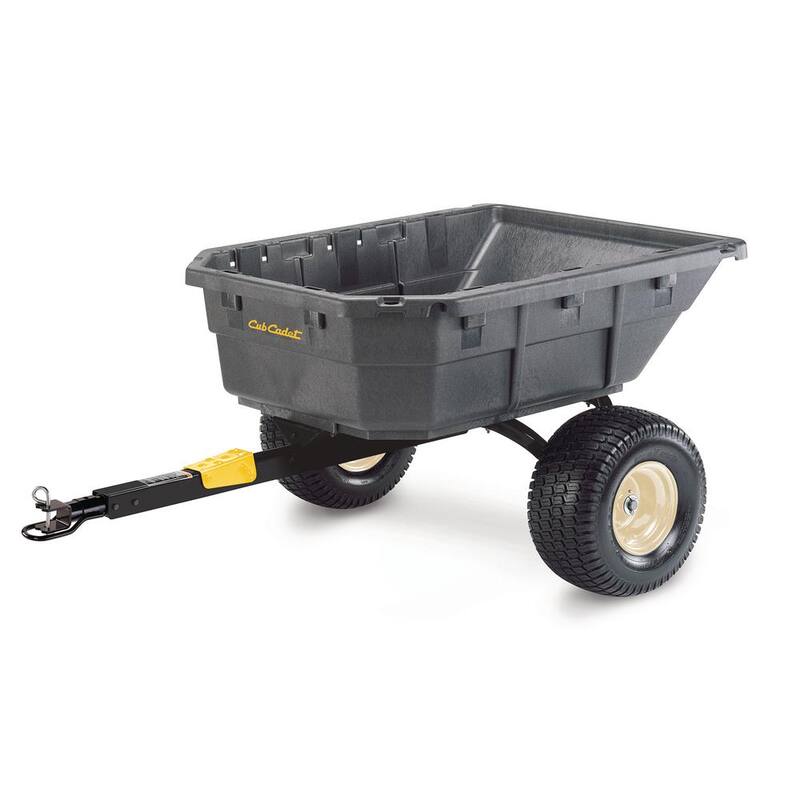 Cub Cadet 15 cu. ft. 1250 lbs. Capacity Poly Swivel ATV Cart - CC-4048PSATV
