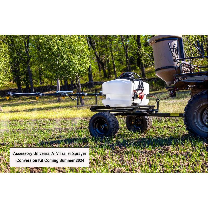 OXCART Stockman 15 cu. ft. - 17 cu. ft. Lift-Assist and Swivel ATV Dump Cart with ZTR-Grade OTR Tires - GTMZ208194POTR