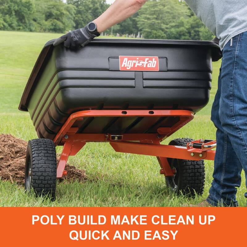 Agri-Fab 12 cu. ft. Poly Dump Cart - 45-0552