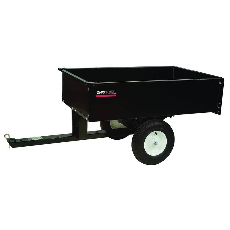 Ohio Steel 12 cu. ft. 1000 lb. Capacity Steel Dump Cart - 3048HKD