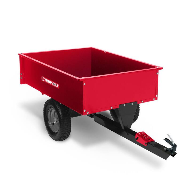 Troy-Bilt 12 cu. ft. Steel Swivel Dump Cart - TB-3048SS