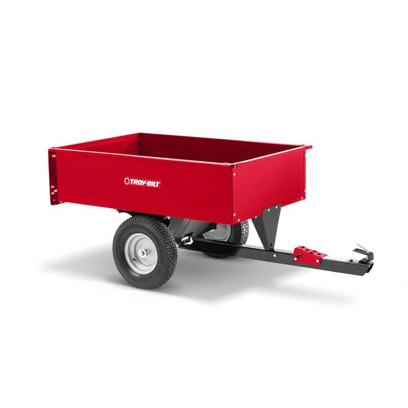 Troy-Bilt 12 cu. ft. Steel Swivel Dump Cart - TB-3048SS