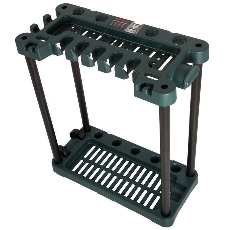 Unbranded Garden Tool Organizer Utility Rack Home EssentialS in Black for Garden Tools - HDPH020OT205