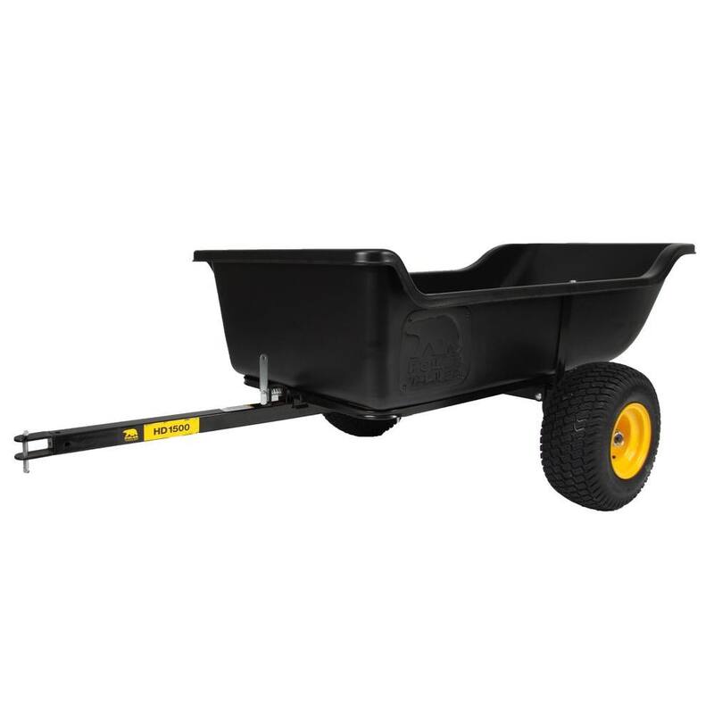 Polar Trailer HD 1500 22 cu. ft. Poly Dump Trailer - 8233