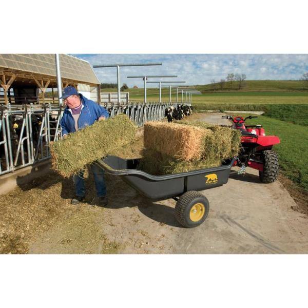 Polar Trailer HD 1500 22 cu. ft. Poly Dump Trailer - 8233