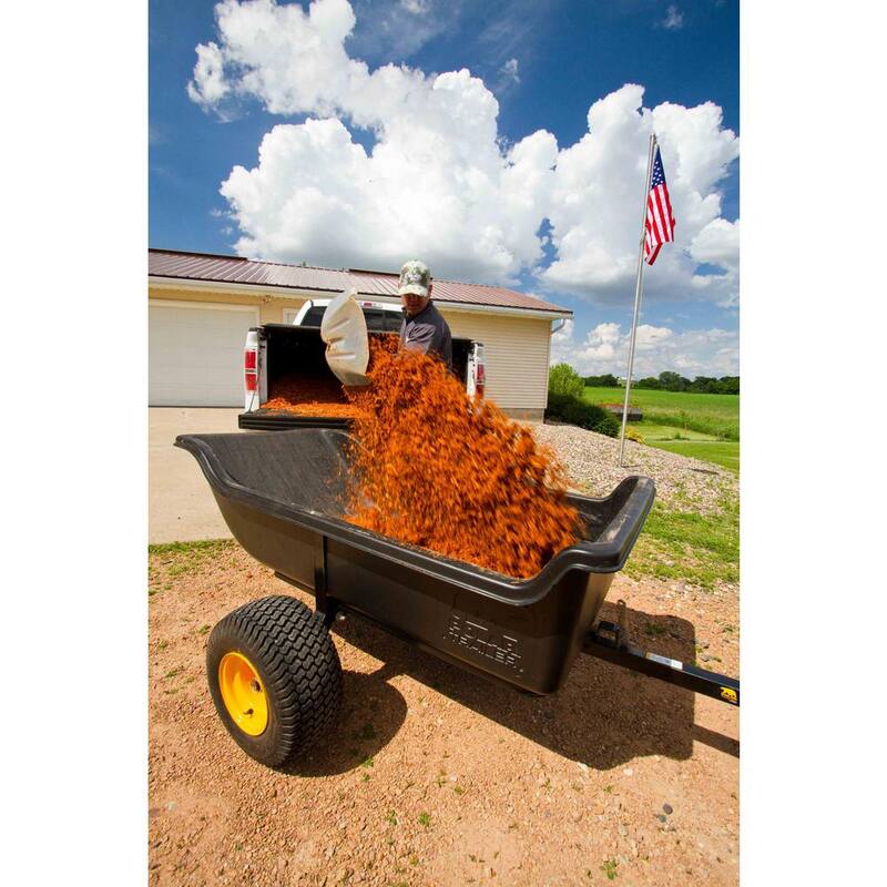 Polar Trailer HD 1500 22 cu. ft. Poly Dump Trailer - 8233
