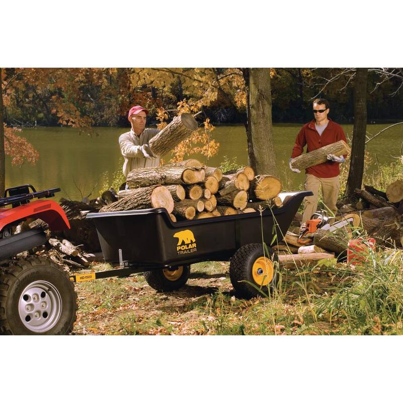 Polar Trailer HD 1500 22 cu. ft. Poly Dump Trailer - 8233