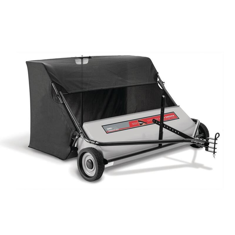 Ohio Steel Professional Grade 50 in. 26 cu. ft. Extra Wide Lawn Sweeper - 50SWP26
