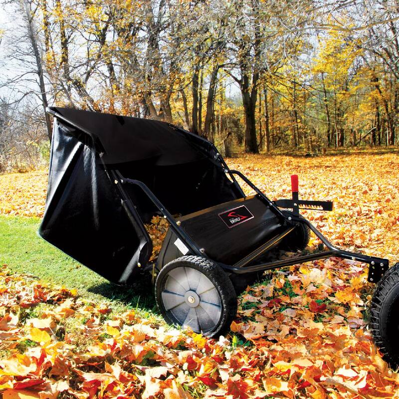 Brinly-Hardy 42 in. 6-Brush High-Speed Tow-Behind Lawn Sweeper for Lawn Tractors and Zero-Turn Mowers - LS2-42BH-G