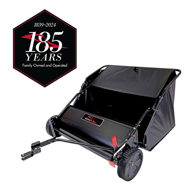 Brinly-Hardy 42 in. 6-Brush High-Speed Tow-Behind Lawn Sweeper for Lawn Tractors and Zero-Turn Mowers - LS2-42BH-G