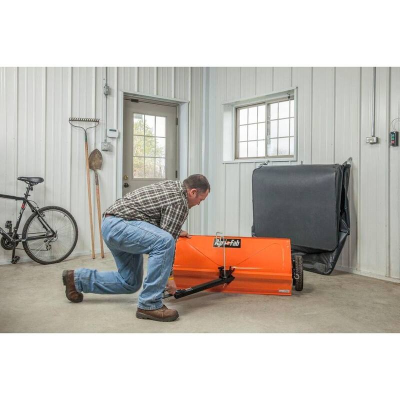 Agri-Fab 44 in. 25 cu. ft. Tow-Behind Lawn Sweeper - 45-0492