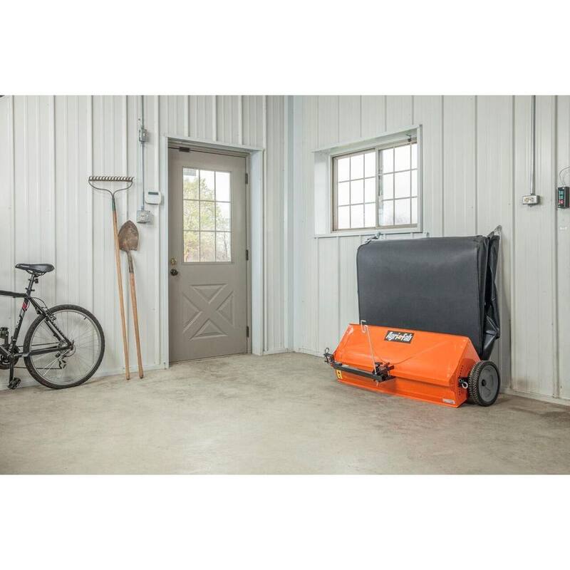 Agri-Fab 44 in. 25 cu. ft. Tow-Behind Lawn Sweeper - 45-0492