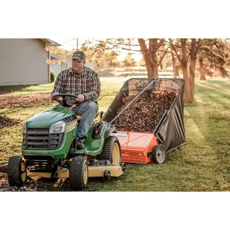 Agri-Fab 44 in. 25 cu. ft. Tow-Behind Lawn Sweeper - 45-0492