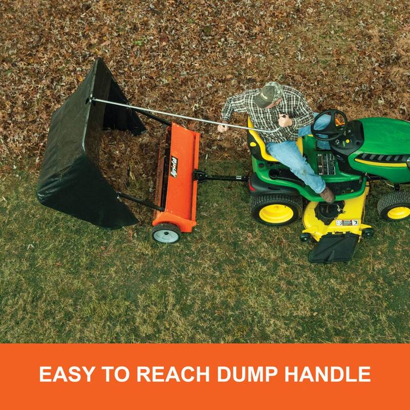 Agri-Fab 44 in. 25 cu. ft. Tow-Behind Lawn Sweeper - 45-0492