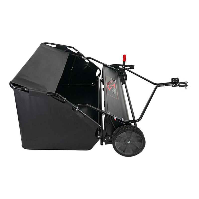 Brinly-Hardy 54 in. 30 cu. ft. Lawn Sweeper with DOUBLE-HELIX Brushes for Lawn Tractors and Zero-Turn Mowers - LS2-54BH-G