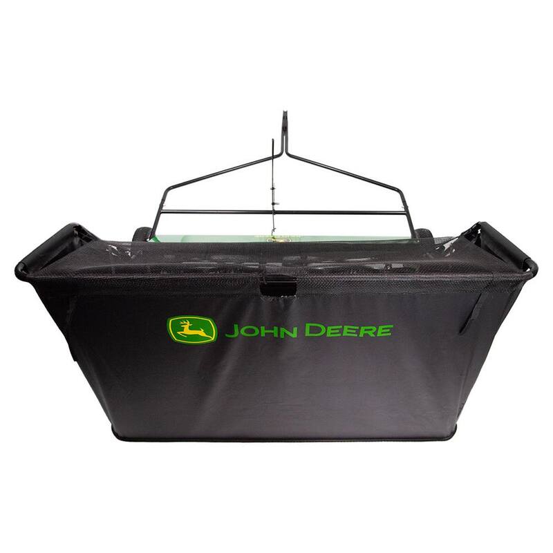John Deere 54 in. 31 cu. ft. Tow-Behind Lawn Sweeper with Extra-Large Capacity and DOUBLE-HELIX Brushes - LS-54JD