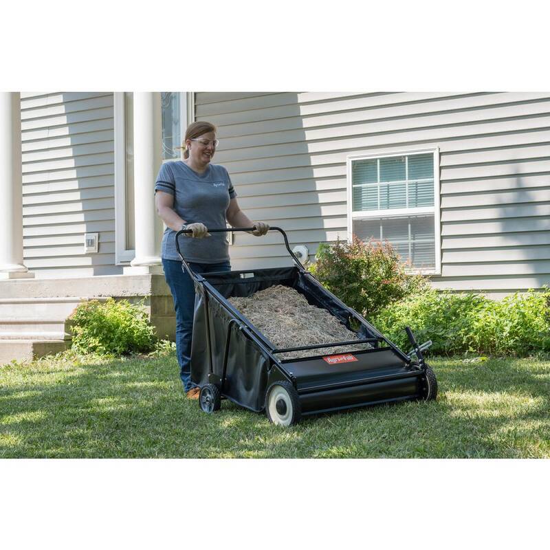 Agri-Fab 12 cu. ft. Capacity Push Lawn Sweeper - 45-0570