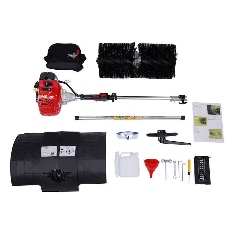 YIYIBYUS 52 cc 2-Stroke 2.3 HP Gasoline Power Hand-Held Sweeper Lawn Artificial Grass Sweeper - OT-MLLCR-1208