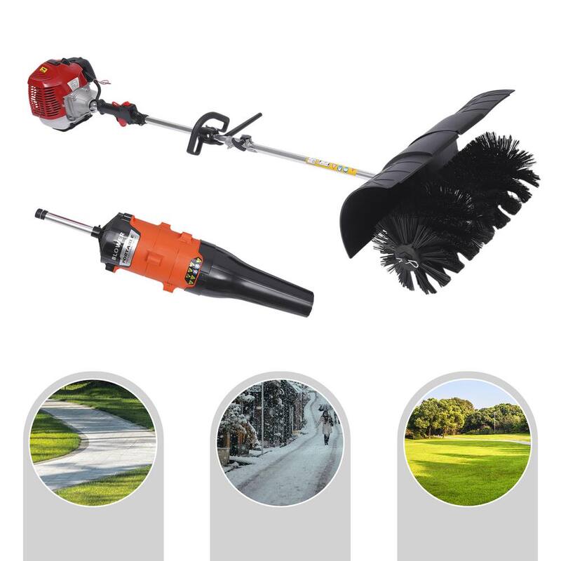 YIYIBYUS 2.3 HP Powerful Handheld Cleaning Sweeper Power Lawn Sweeper - OT-MLLCR-846