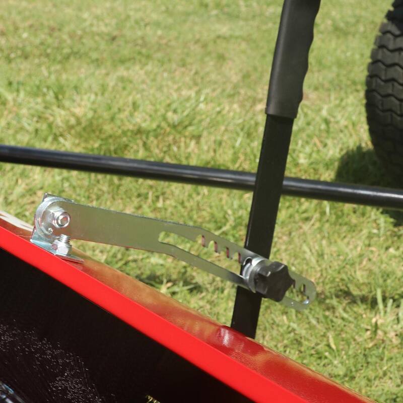 Precision 48 in. 15 cu. ft. Tow Behind Lawn Sweeper - LSP48