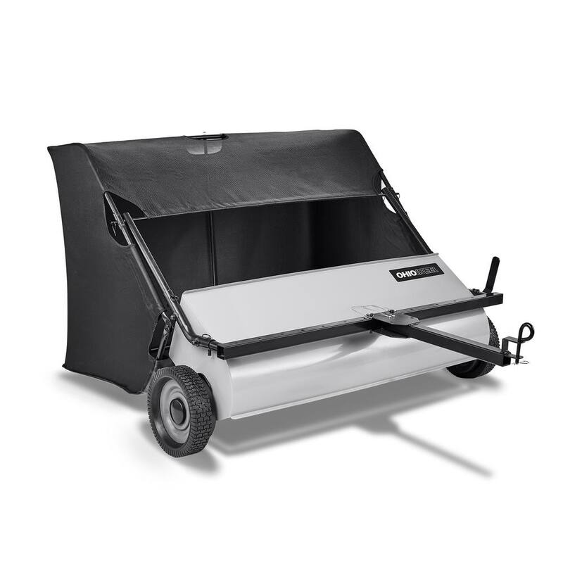 Ohio Steel 46 in. 24 cu. ft. Tow Behind Lawn Sweeper - 4624V2