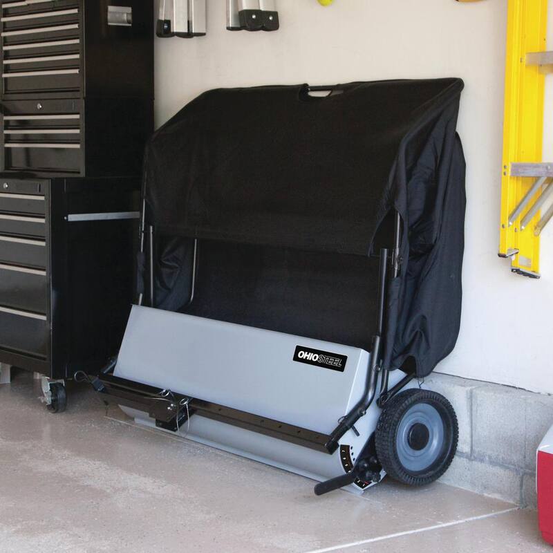 Ohio Steel 46 in. 24 cu. ft. Tow Behind Lawn Sweeper - 4624V2