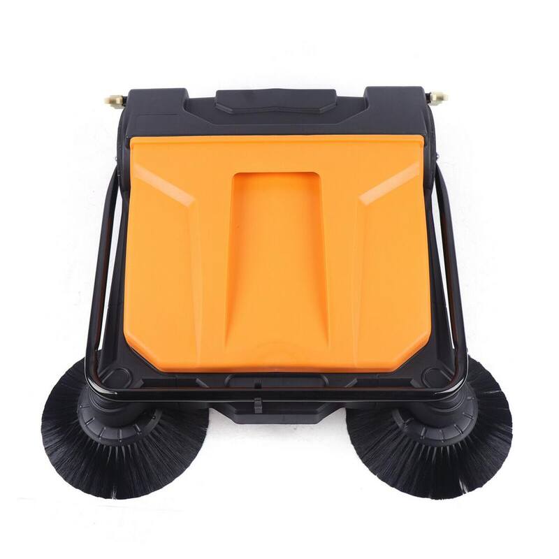 YIYIBYUS 26 in. Handheld Sweeper Foldable Manual Push Floor Sweeper - BI-MLCR-2429