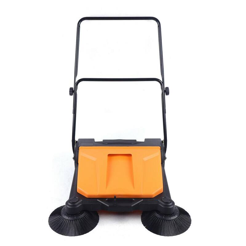 YIYIBYUS 26 in. Handheld Sweeper Foldable Manual Push Floor Sweeper - BI-MLCR-2429