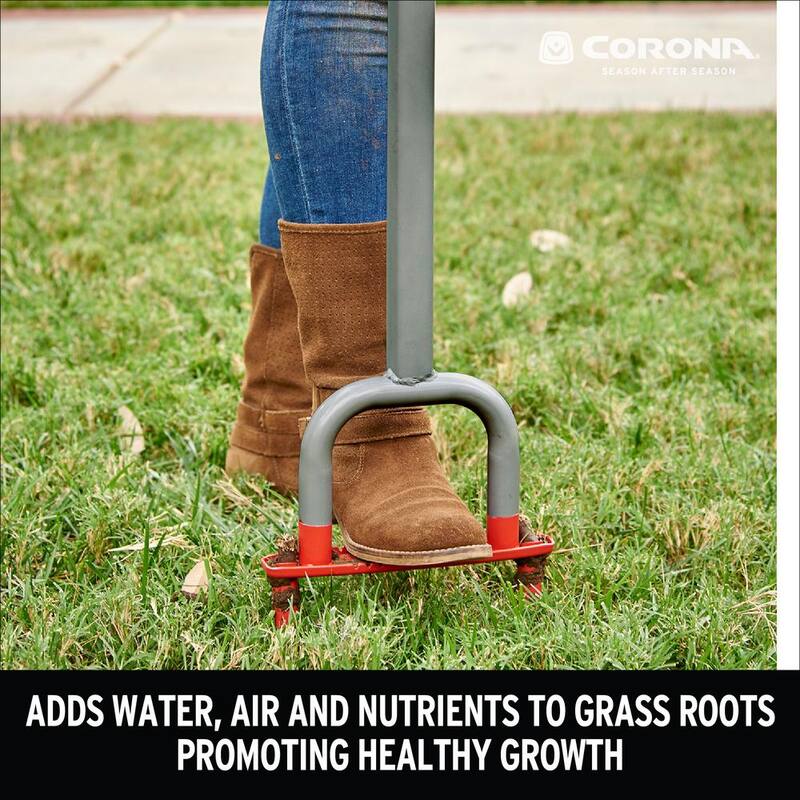 Corona MAX YardBREATHER Aerator with Auto-Eject 3.5 in. Soil Plugs - LG13605
