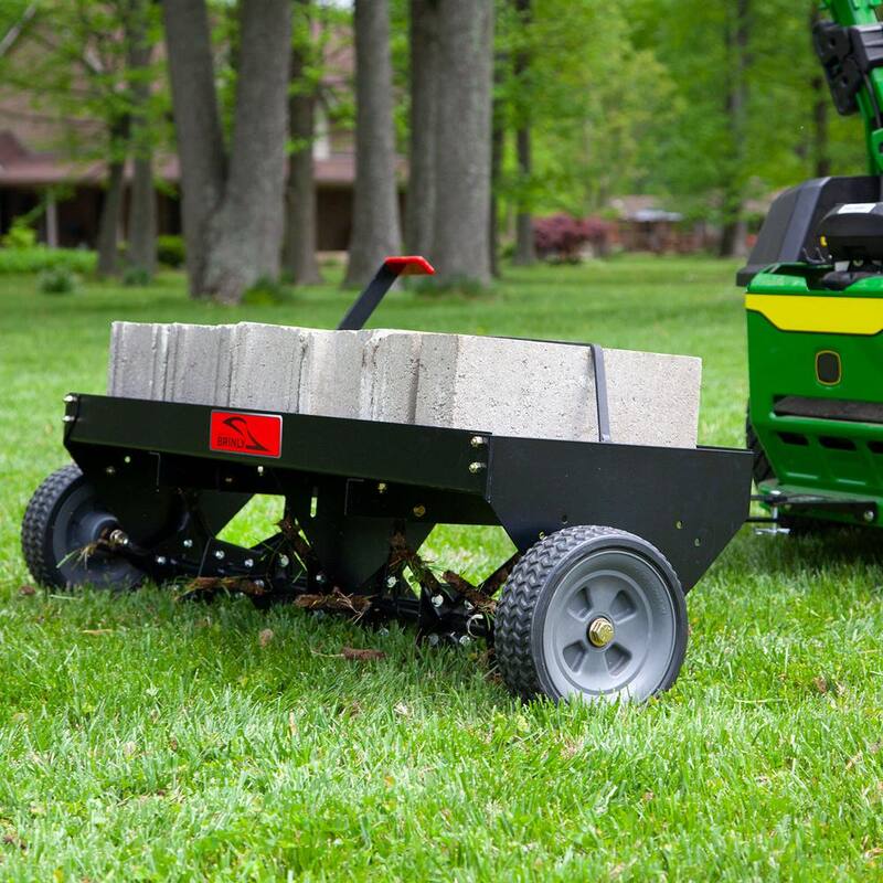 Brinly-Hardy 48 in. Tow-Behind Plug Aerator for Lawn Tractors and Zero-Turn Mowers - PA-48BH