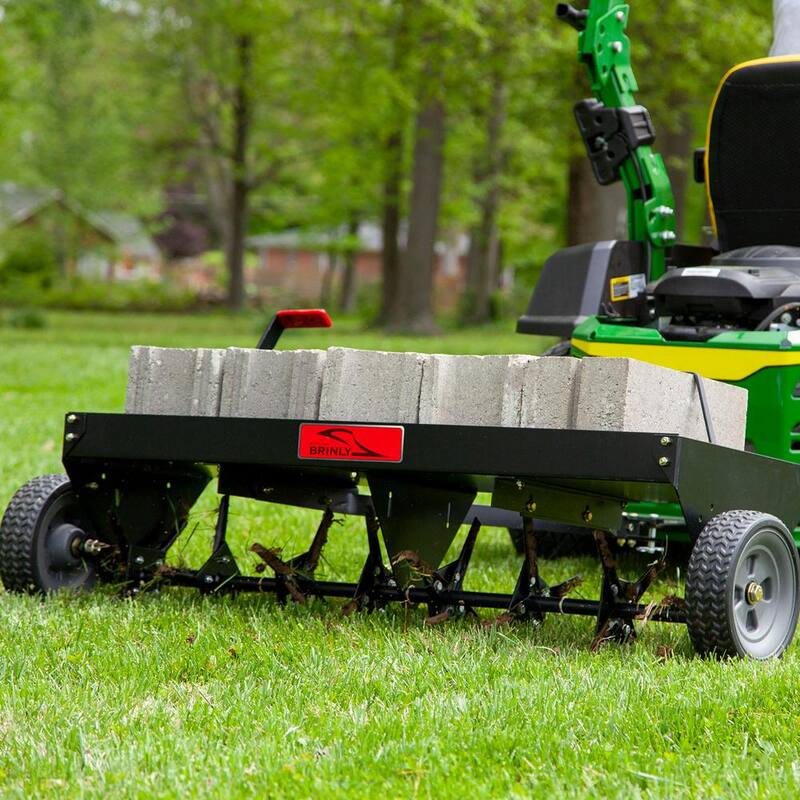 Brinly-Hardy 48 in. Tow-Behind Plug Aerator for Lawn Tractors and Zero-Turn Mowers - PA-48BH