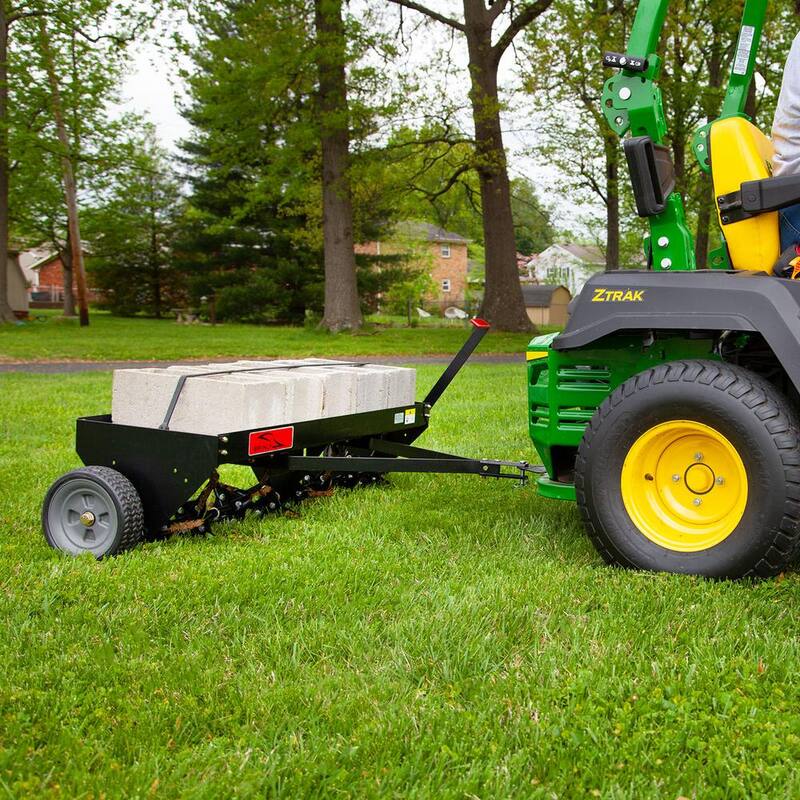 Brinly-Hardy 48 in. Tow-Behind Plug Aerator for Lawn Tractors and Zero-Turn Mowers - PA-48BH