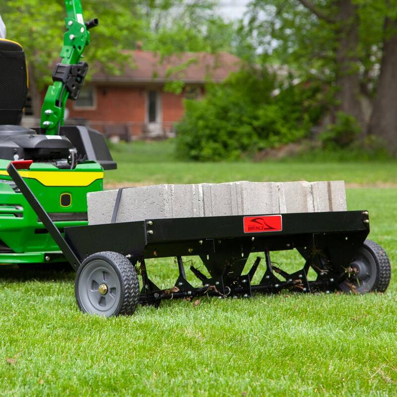 Brinly-Hardy 48 in. Tow-Behind Plug Aerator for Lawn Tractors and Zero-Turn Mowers - PA-48BH