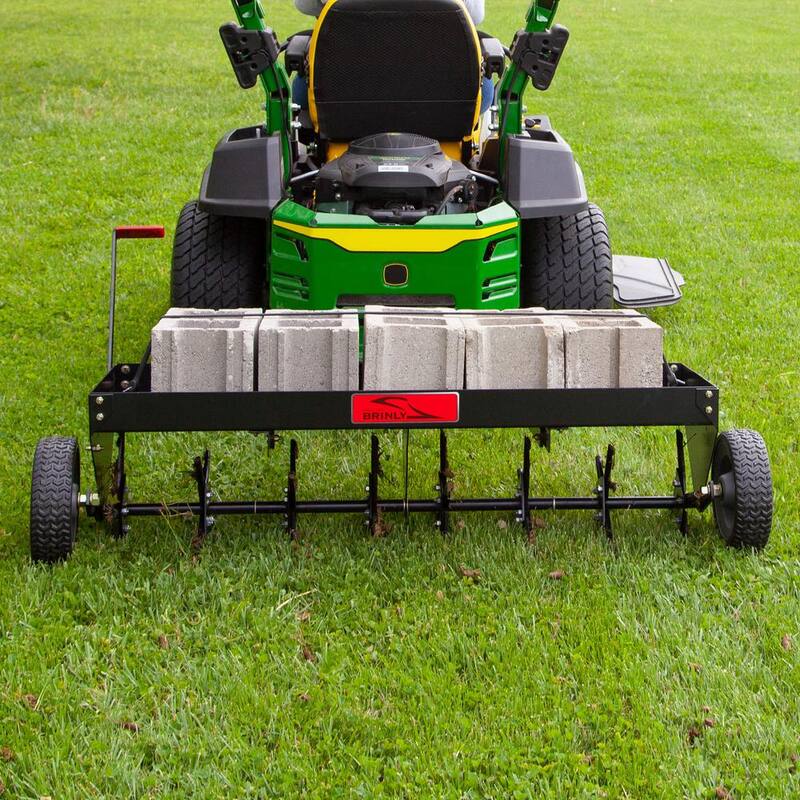Brinly-Hardy 48 in. Tow-Behind Plug Aerator for Lawn Tractors and Zero-Turn Mowers - PA-48BH