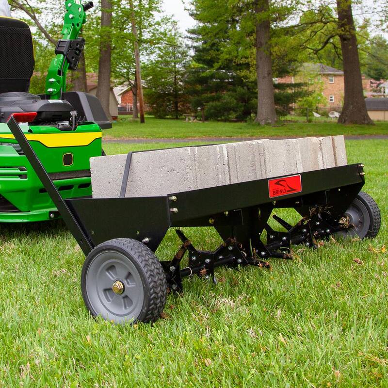 Brinly-Hardy 48 in. Tow-Behind Plug Aerator for Lawn Tractors and Zero-Turn Mowers - PA-48BH