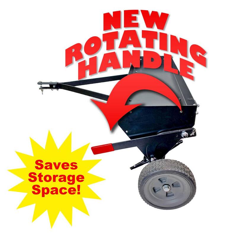Brinly-Hardy 42 in. Tow Behind Plug Aerator with Easy-Storage Foldable Handle and Weight Tray - PA-42BH