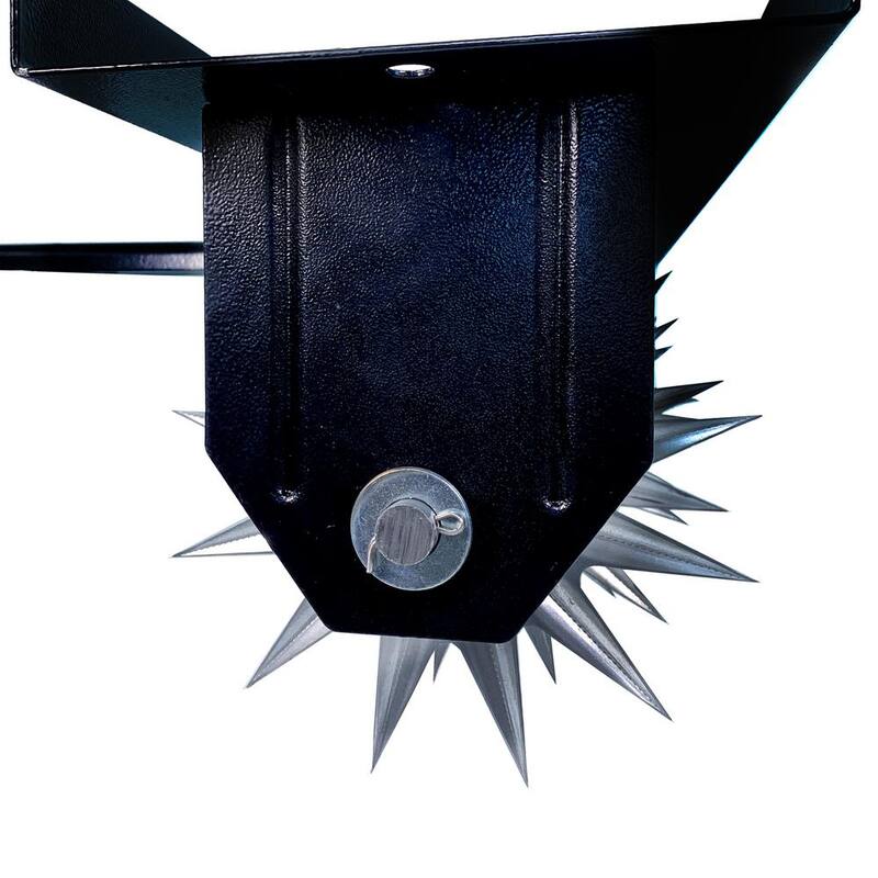 Brinly-Hardy 40 in. Tow-Behind Spike Aerator with with 3D Steel Tines for Lawn Tractors and Zero-Turn Mowers - SA2-40BH2-G