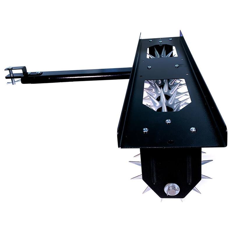 Brinly-Hardy 40 in. Tow-Behind Spike Aerator with with 3D Steel Tines for Lawn Tractors and Zero-Turn Mowers - SA2-40BH2-G