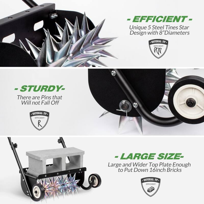 Unbranded 18 in. Push Spike Aerator - MLA-001-HD28