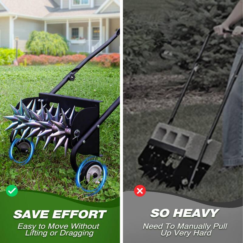 Unbranded 18 in. Push Spike Aerator - MLA-001-HD28