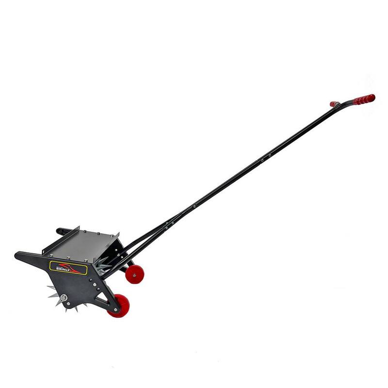 Brinly-Hardy Brinly 18 in. Push Spike Aerator with 3D Steel Tines and Weight Tray - PSA-18BH