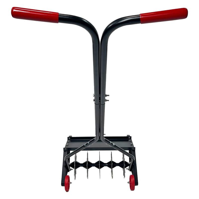 Brinly-Hardy Brinly 18 in. Push Spike Aerator with 3D Steel Tines and Weight Tray - PSA-18BH