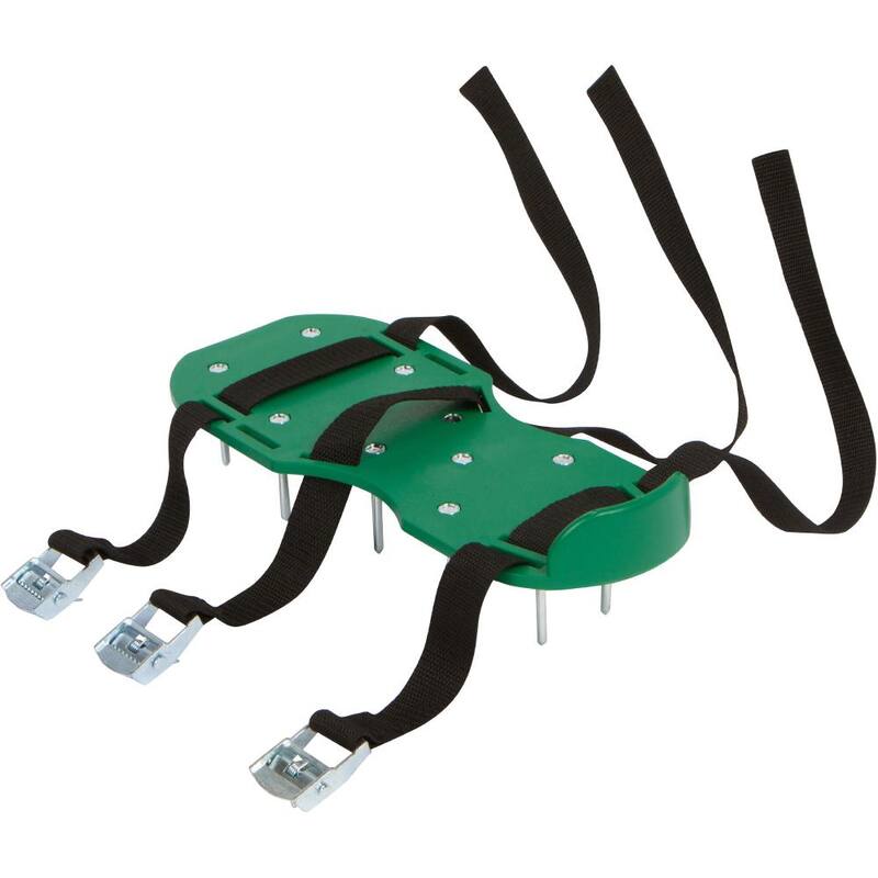 Trademark Innovations 3 Buckle Lawn Aerator Shoes with Adjustable Straps - AERATOR-SHOES
