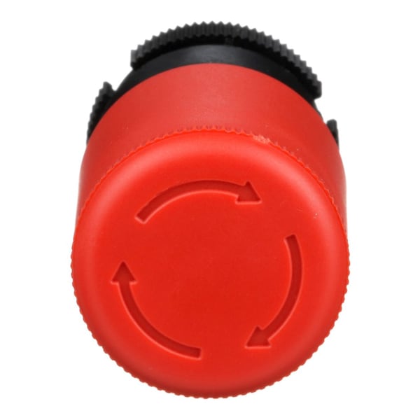 Schneider Electric Harmony, estación colgante, operador de paro de emergencia, presione para mantener, gire para liberar, seta de 30 mm, rojo - ZA2BS834.